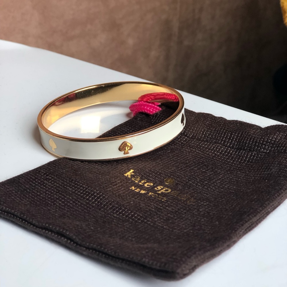 Kate spade white and gold bracelet